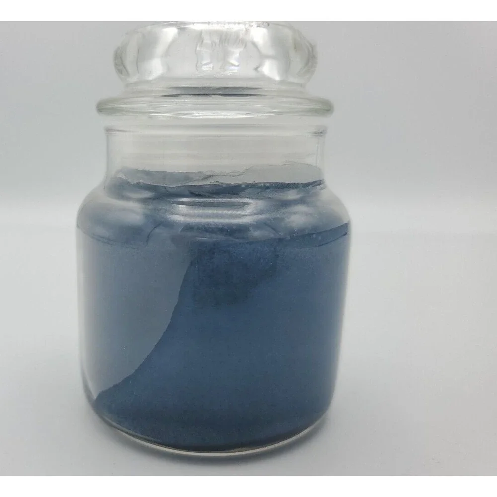 Autumn Gathering‎ Yankee Candle 3.7 oz Sm Jar Lid Homewarmer Blue Retired Rare